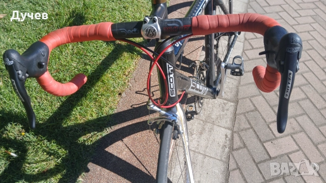 Карбонов шосеен велосипед Scott, снимка 5 - Велосипеди - 51570181
