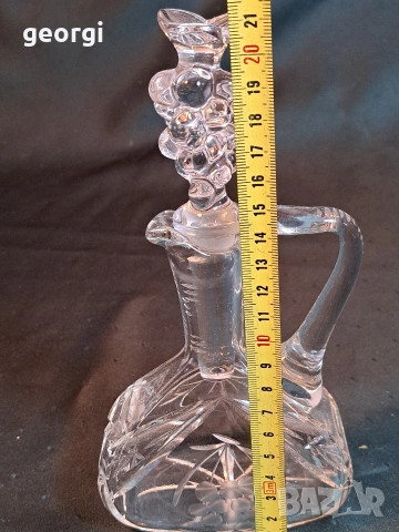 кристална мини гарафа 34/2, снимка 5 - Антикварни и старинни предмети - 53890229