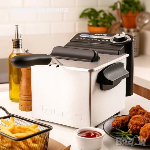 Фритюрник Taurus Professional 2 Plus, 2L, снимка 3 - Фритюрници - 53199208