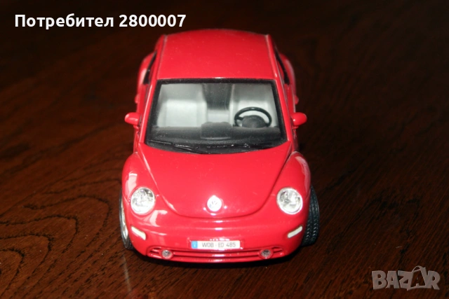VOLKSWAGEN. New Beetle (1998). Bburago. 1/24, снимка 3 - Колекции - 54012846