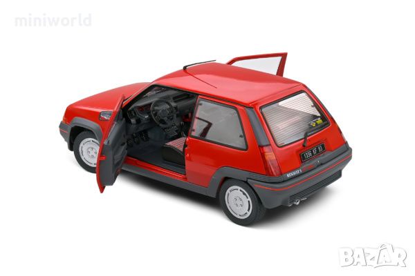 Renault 5 GT Turbo 1985 - мащаб 1:18 на Solido моделът е нов в кутия, снимка 7 - Колекции - 46322397