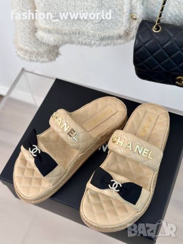 дамски чехли CHANEL-реплика, снимка 3 - Чехли - 46041552