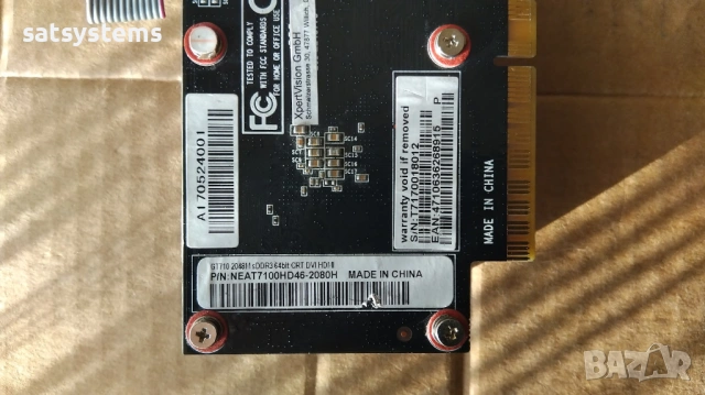 Видео карта NVidia GeForce Palit GT710 HDMI 2048MB GDDR3 64bit PCI-E, снимка 9 - Видеокарти - 54017688