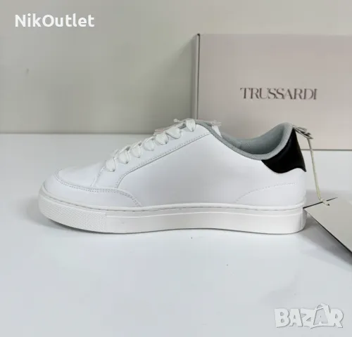 Trussardi Sneakers White, снимка 2 - Кецове - 49514152