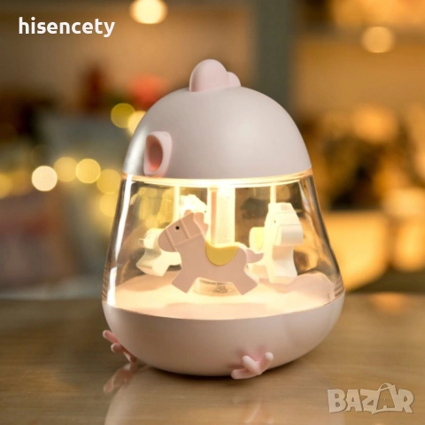 Музикална лампа карусел с променящи се светлини, снимка 3 - Мебели за детската стая - 53435171