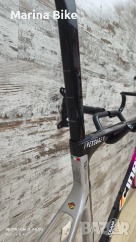 НОВА карбонова шосейна рамка Cinelli Pressure II Team Colpack Disc | L, снимка 6 - Части за велосипеди - 53369093