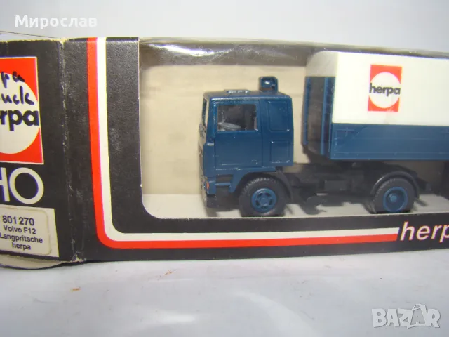 HERPA H0 1/87 VOLVO КАМИОН МОДЕЛ ТИР ИГРАЧКА, снимка 2 - Колекции - 48418320