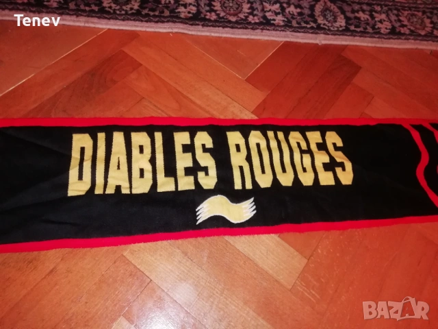 Belgium DIABLES ROUGES Белгия червените дяволи шал Burrda, снимка 3 - Футбол - 53058774