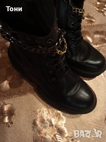 LADY GLORY Оригинал Нови Дамски Високи Боти Изцяло от Естествена Кожа 39, снимка 3 - Дамски боти - 53488904