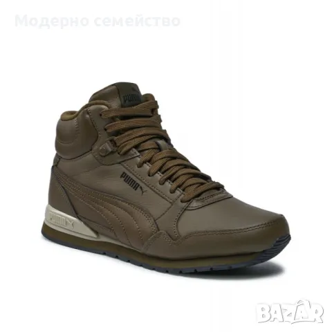 Мъки спортни обувки PUMA ST Runner V3 Mid Leather Shoes Green, снимка 1 - Ежедневни обувки - 46882812