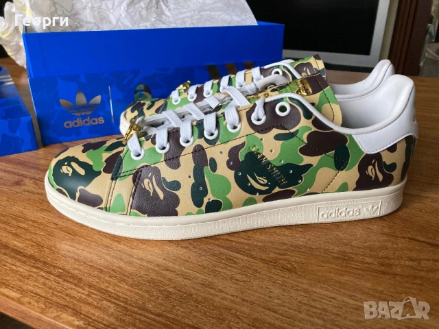 Оригинални мъжки маратонки Adidas Stan S, снимка 6 - Маратонки - 53373354