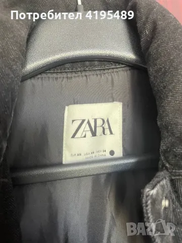 Дънково яке на zara, снимка 2 - Якета - 46931998