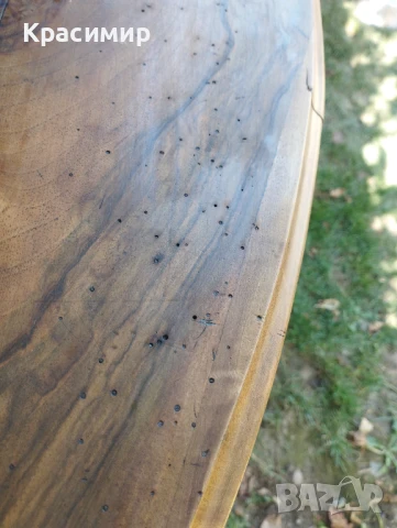 Маса с орехов фурнир, снимка 7 - Антикварни и старинни предмети - 50934796