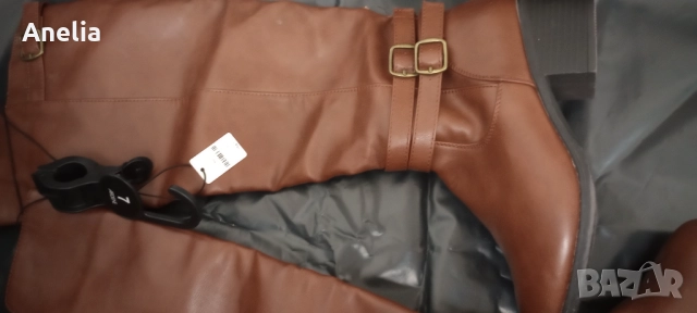 Високи Дамски Зимни Ботуши на дебел ток 38 39 40 , снимка 13 - Дамски ботуши - 52577252