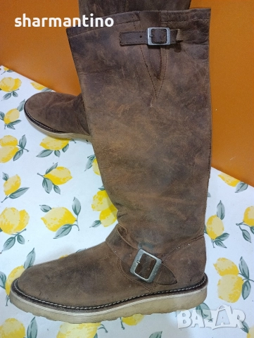 Кожени ботуши N 39 - 13 лв, снимка 2 - Дамски ботуши - 52747669
