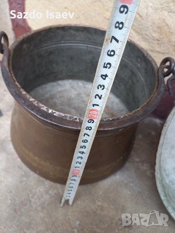 медни котли и тава , снимка 11 - Антикварни и старинни предмети - 52865698