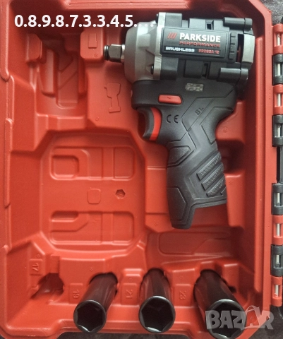 акумулаторен ударен винтоверт гайковерт на Parkside Performance 12V , снимка 4 - Винтоверти - 52843793