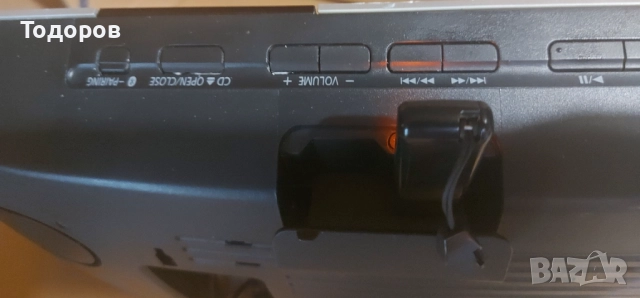 Panasonic SC-HC49,CD, USB, Bluetooth, Docking iPhone lightning, Сребрист, снимка 10 - Радиокасетофони, транзистори - 51715638