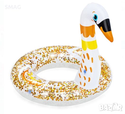 Детски пояс с дизайни на фламинго и лебед 61см, снимка 4 - Надуваеми играчки - 46238699