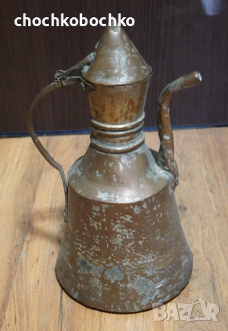 Стар СЪД ГЮМ КАНА ИБРИК МЕД БАКЪР СТАРИНЕН, снимка 2 - Други ценни предмети - 53778728