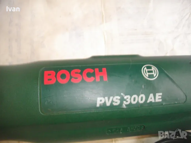 BOSCH PVS300AE Швейцарски електрически двустранен мини лентов шлайф Бош 300 Вата Почти нов ОТЛИЧЕН , снимка 8 - Други инструменти - 47052127