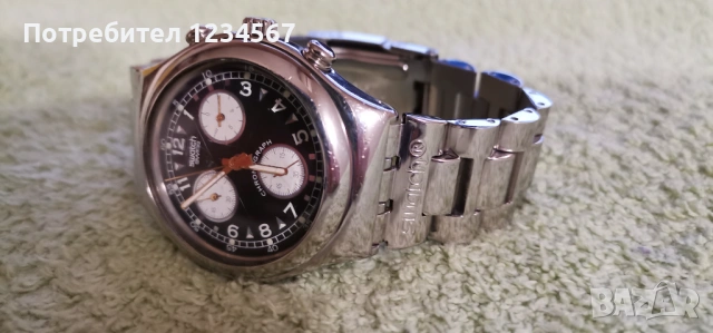 Рядък Swatch / Panda Reverse / Vintage 1995 Колекционерски, снимка 8 - Мъжки - 52098714