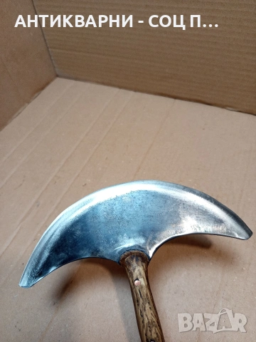 Стар Ръчно Изработен Сарашки Кожарски Нож. НОМЕР 1662., снимка 6 - Антикварни и старинни предмети - 53759699