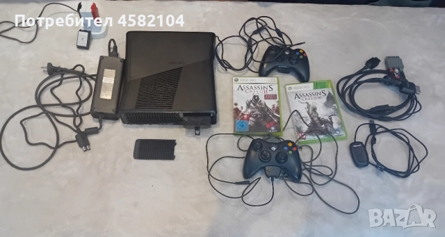 Хакнат xbox360 slim 320gb, снимка 1