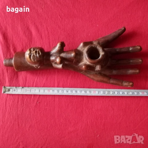 Стара шаманска лула., снимка 4 - Антикварни и старинни предмети - 54071952