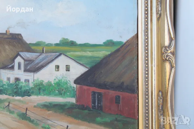 Стара Европейска картина, снимка 7 - Картини - 50099476