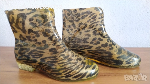 Боти в леопардов стил, 36-ти номер, снимка 2 - Дамски боти - 52156824
