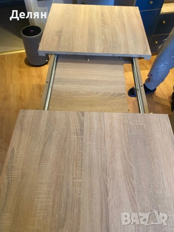 Маса 120х67х74мс - регулируема височина, масивно дърво, снимка 5 - Маси - 54023845