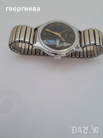 прекрасен часовник Slava,като нов, снимка 3 - Антикварни и старинни предмети - 53745432