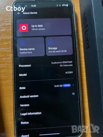 OnePlus Nord 5G 8/128, снимка 3 - Samsung - 49517191