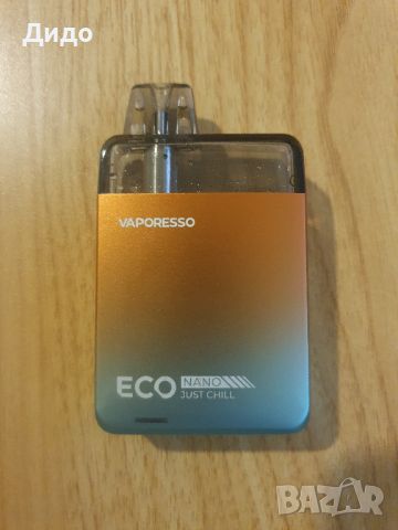 Vaporesso Eco Nano Pod Kit, 1000mAh, 6ml, Sunrise Orange, снимка 1 - Вейп без пълнители - 45119684