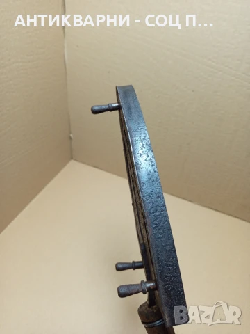 Стара Метална Поставка За Стара Ютия На Жар., снимка 6 - Антикварни и старинни предмети - 50842355