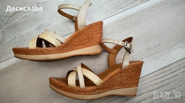 Дамски сандали на платформа Тамарис , снимка 3 - Сандали - 51308503