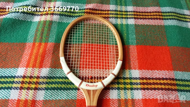 Винтидж тенис ракета Dunlop Maxplay, снимка 3 - Тенис - 48965500