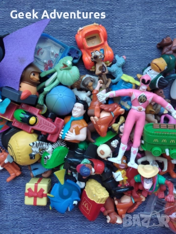 80 Броя Малки Ретро / Винтидж Играчки Лот Pokemon, McDonalds, Power Rangers, снимка 3 - Колекции - 51717329