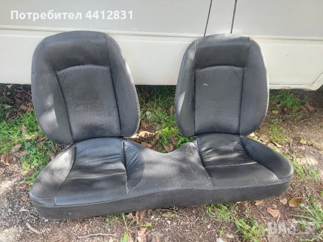 задни  кожени седалки пежо 206 cc , снимка 2 - Части - 49677824