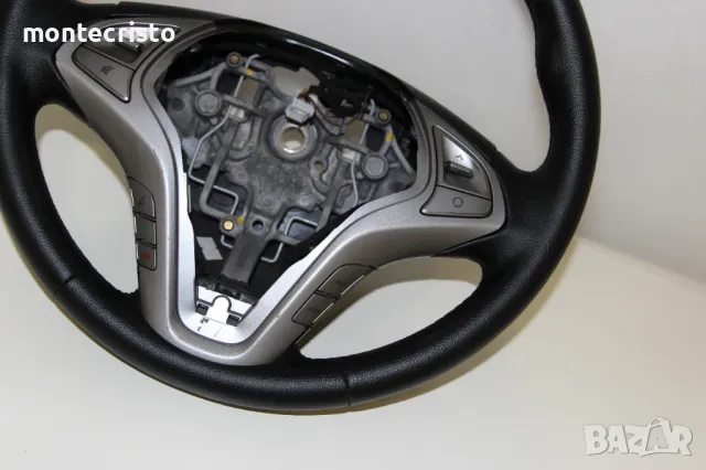 👌Безупречен Кожен волан Hyundai ix20 (2010-2015г.) мултифункционален Хюндай IX 20, снимка 17 - Части - 49900073