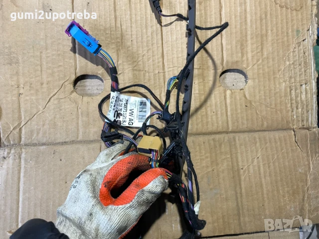 Окабеляване Предна Лява Врата 7P5971121BJ Porsche Cayenne 3.0D 92A/EG22/2012, снимка 2 - Части - 50812442