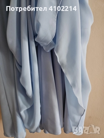 Светло синя официална рокля, снимка 5 - Рокли - 52221232