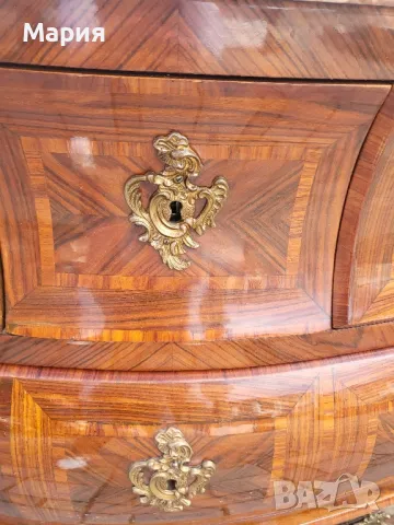 Италиански бароков комод с две нощни шкафчета 024, снимка 5 - Шкафове - 49978938