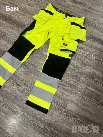 Мъжки!Snickers 6243 Hi-Vis With Holster Pockets размер 54/ХЛ, снимка 3 - Панталони - 54018839