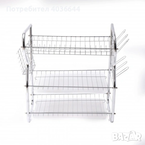 Сушилник за съдове Rosberg R53000O, 3 нива, 43x24x45 см