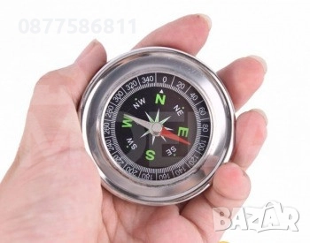НОВ КОМПАС ОТ НЕРЪЖДАЕМА СТОМАНА. COMPASS ТУРИСТИЧЕСКИ КОМПАСИ KOMPAS KOMPASI +, снимка 4 - Спортна екипировка - 51630606