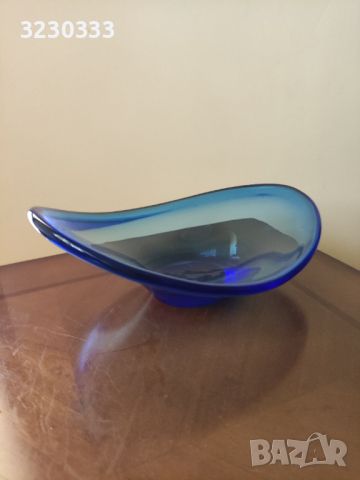 Стъклена бонбониера цветна, снимка 1