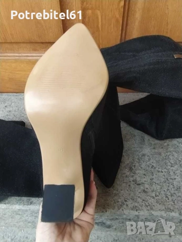 Нови високи ботуши с прозрачен ток на марката Stillo, снимка 2 - Дамски ботуши - 53175936