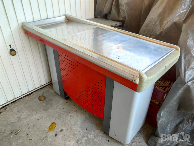 Щанд Маса Търговска с Неръждаем Плот Г-образна, снимка 3 - Стелажи и щандове - 52937022